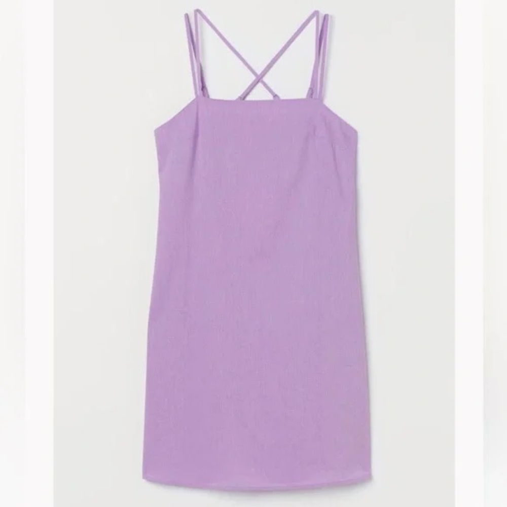 H & M Women's Linen -Blend Mini Dress